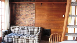 Looking east in living room